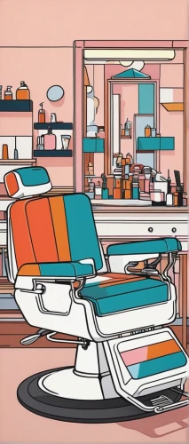 retro diner,barber chair,barber shop,barbershop,soda shop,soda fountain,beauty salon,salon,the long-hair cutter,cart with products,ufo interior,hairdresser,cosmetics counter,mid century,retro styled,mid century modern,barber,golf car vector,new concept arms chair,beauty room,Illustration,Vector,Vector 06