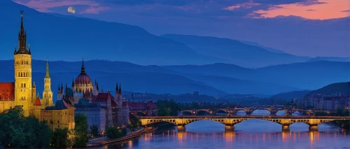 slovenia,eastern europe,hohenzollern bridge,blue hour,bridge new europe,romania,lombardy,austria,danube cruise,danube bridge,south tyrol,bernese alps,transylvania,tyrol,transilvania,italy,czechia,arno river,germany,frankfurt am main germany,Illustration,Realistic Fantasy,Realistic Fantasy 08