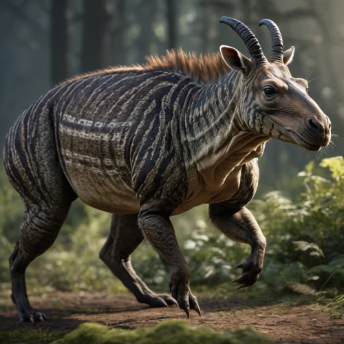 goat-antelope,uintatherium,quagga,zonkey,alpine ibex,anglo-nubian goat,nubian ibex,bighorn ram,cervus elaphus,aurochs,ibexes,cynorhodon,feral goat,barbary sheep,ram,wildebeest,north american wild sheep,kudu,zebu,leuconotopicus,Photography,General,Natural