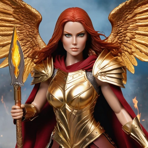 archangel,fire angel,the archangel,business angel,minerva,athena,goddess of justice,phoenix,angels of the apocalypse,heroic fantasy,fantasy woman,angel figure,red chief,uriel,harpy,garuda,angel,female warrior,fire siren,angelology,Unique,3D,Garage Kits