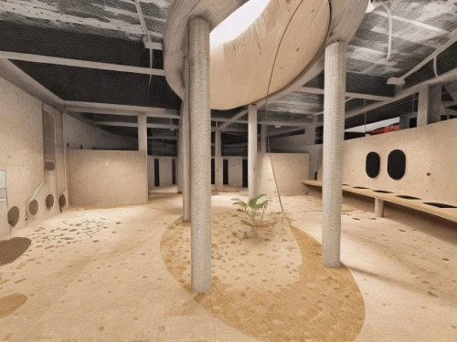 sand clock,3d rendering,concrete grinder,concrete plant,bunker,sandbox,dust plant,sky space concept,eco-construction,ufo interior,3d archery,shower base,concrete ceiling,3d rendered,sand timer,cube stilt houses,3d render,construction site,shooting range,plywood,Interior Design,Bathroom,Modern,None