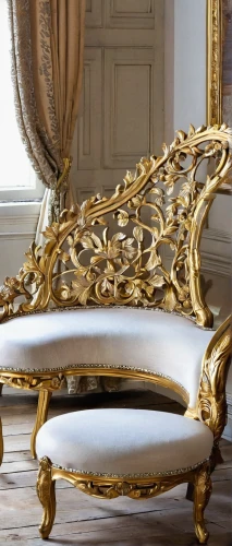 chaise longue,gold stucco frame,gold lacquer,chaise,rococo,chaise lounge,napoleon iii style,gold paint stroke,gold foil crown,gold filigree,gold paint strokes,danish furniture,baroque,gilding,abstract gold embossed,gold plated,gold crown,gold leaf,antique furniture,throne,Illustration,Retro,Retro 13