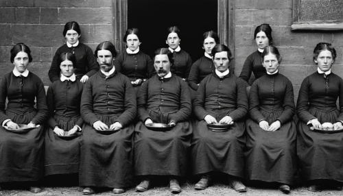 workhouse,nuns,the victorian era,bram stoker,1900s,victorian fashion,victorian style,paranormal phenomena,carmelite order,women in technology,july 1888,group of people,bishop's staff,twenties women,woman church,nurses,hospital staff,telephone operator,place of work women,young women,Photography,Artistic Photography,Artistic Photography 06