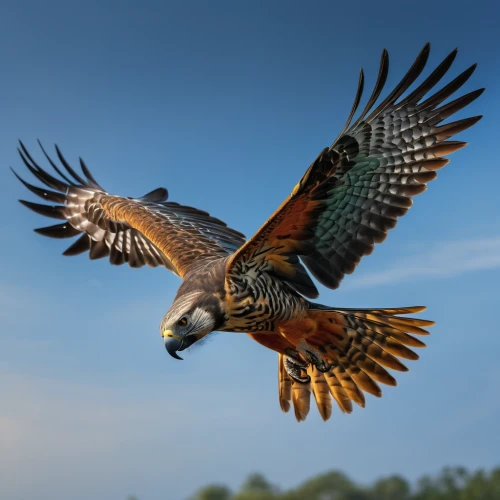 harris hawk in flight,harris hawk,lanner falcon,red tailed kite,harris's hawk,falconiformes,falconry,red kite,changeable hawk-eagle,flying hawk,african fishing eagle,falco peregrinus,hawk animal,saker falcon,red-tailed,blue buzzard,bearded vulture,new zealand falcon,american kestrel,fishing hawk,Photography,General,Natural