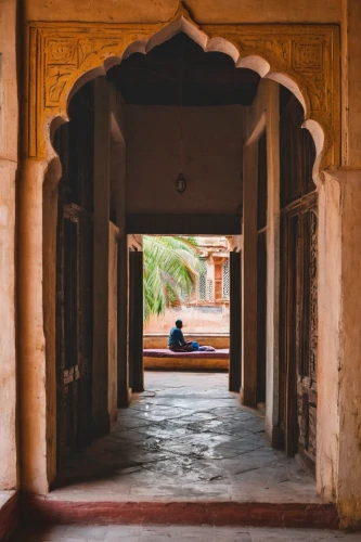 rajasthan,jaipur,india,asana,agra,vipassana,rangoli,jaisalmer,jahili fort,corridor,bada bagh,ayurveda,hawa mahal,masjid,radha,woman praying,mahal,inside courtyard,surya namaste,karnataka,Conceptual Art,Sci-Fi,Sci-Fi 17