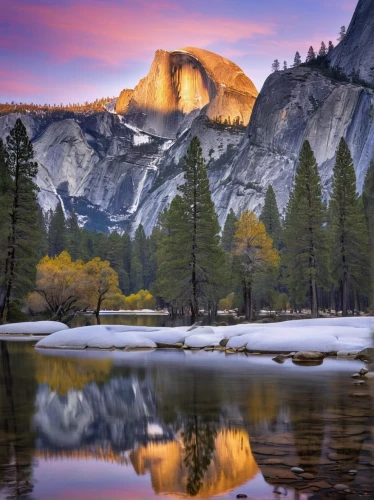 yosemite,half-dome,half dome,yosemite park,yosemite national park,united states national park,salt meadow landscape,yosemite valley,mountain sunrise,el capitan,national park,beautiful landscape,landscapes beautiful,mountain landscape,salt meadows,water reflection,reflections in water,lone tree,mountainlake,landscape photography,Photography,Fashion Photography,Fashion Photography 09