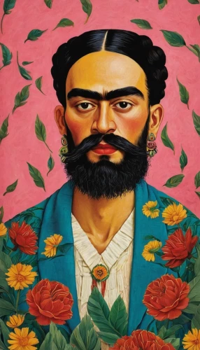 frida,persian poet,khokhloma painting,zoroastrian novruz,azerbaijan azn,persian,shirakami-sanchi,guru,orientalism,santa fe,beard flower,pandero jarocho,ipê-rosa,el salvador dali,pachamama,fidel alejandro castro ruz,iranian nowruz,khamsa,han bok,conquistador,Art,Artistic Painting,Artistic Painting 31