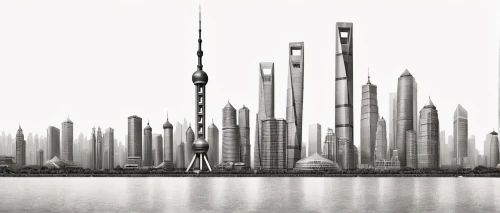 tallest hotel dubai,dubai,shanghai,burj,international towers,lotte world tower,wallpaper dubai,tall buildings,burj kalifa,urban towers,tianjin,power towers,pudong,metropolis,chinese architecture,skyscrapers,dubai marina,towers,burj khalifa,dhabi,Illustration,Black and White,Black and White 09