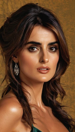 indian celebrity,arab,indian woman,romantic look,humita,persian,yasemin,earrings,indian,beautiful woman,sari,gold jewelry,woman face,indian girl,jewellery,attractive woman,iranian,jordanian,georgine,airbrushed,Illustration,Realistic Fantasy,Realistic Fantasy 28