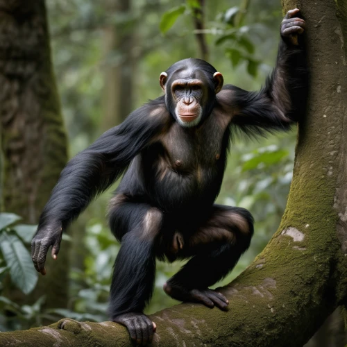 common chimpanzee,chimpanzee,siamang,bonobo,primate,great apes,celebes crested macaque,langur,cercopithecus neglectus,crab-eating macaque,chimp,orang utan,white-fronted capuchin,primates,uakari,ape,colobus,gibbon 5,long tailed macaque,borneo,Photography,General,Natural