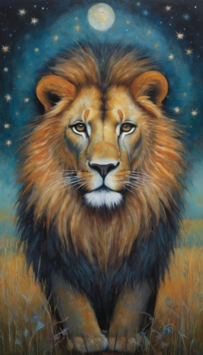 forest king lion,lion,zodiac sign leo,lion - feline,male lion,african lion,panthera leo,female lion,masai lion,lion father,lion head,leo,lion number,two lion,oil painting on canvas,male lions,lions,skeezy lion,lion white,kyi-leo,Illustration,Abstract Fantasy,Abstract Fantasy 15