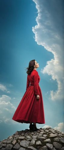 red coat,red cape,man in red dress,red tunic,little girl in wind,girl in red dress,red riding hood,red skirt,little red riding hood,photo manipulation,lady in red,scarlet witch,flying girl,girl walking away,woman thinking,photoshop manipulation,image manipulation,red gown,red shoes,woman walking,Photography,Documentary Photography,Documentary Photography 32