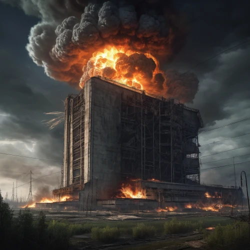 pripyat,post-apocalypse,apocalyptic,post apocalyptic,post-apocalyptic landscape,stalin skyscraper,chemical plant,moscow watchdog,destroyed city,industrial ruin,apocalypse,fallout4,district 9,the conflagration,chernobyl,stalingrad,explosion destroy,dystopian,eu parliament,fire disaster,Conceptual Art,Fantasy,Fantasy 13