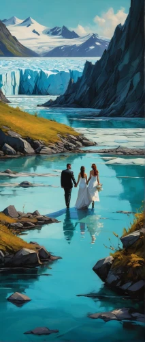 glacier water,glacial lake,baffin island,glacial melt,icebergs,the glacier,fjords,glaciers,fjord,glacier,arctic ocean,glacier bay,ice bears,world digital painting,honeymoon,baptism,ice floe,nordland,greenland,alaska,Conceptual Art,Oil color,Oil Color 04