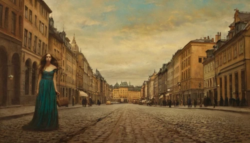 girl in a long dress,girl walking away,woman walking,girl in a long dress from the back,john atkinson grimshaw,lev lagorio,girl in a historic way,street scene,louvre,saintpetersburg,saint petersburg,woman with ice-cream,boulevard,watercolor paris,promenade,evening dress,evening atmosphere,st petersburg,hamelin,girl in a long,Photography,Artistic Photography,Artistic Photography 14