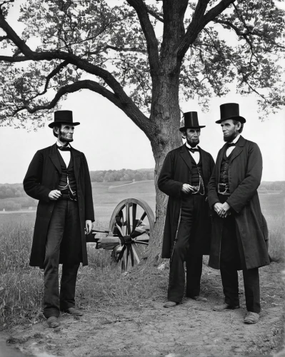 appomattox court house,wagon wheels,officers,meeting on mound,photo equipment with full-size,wagon wheel,19th century,waterloo,anachronism,iron wheels,two-man saw,revolvers,xix century,photographers,prussian asparagus,stovepipe hat,field gun,reenactment,men sitting,top hat,Photography,Black and white photography,Black and White Photography 05