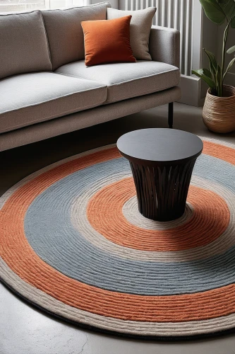 rug,rug pad,futon pad,danish furniture,chair circle,circular pattern,coffee table,trivet,flooring,concentric,chaise lounge,ceramic floor tile,seating furniture,rattan,color circle articles,curved ribbon,patterned wood decoration,hardwood floors,coral swirl,soft furniture,Illustration,Retro,Retro 22