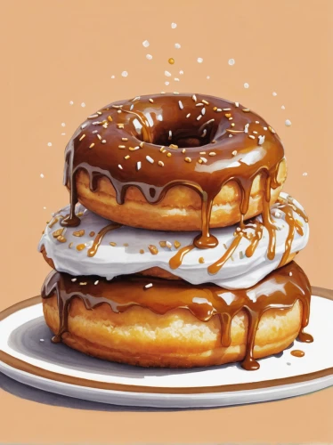 donut illustration,donut drawing,sticky bun,malasada,glazed,sufganiyah,cinnamon roll,kanelbullar,donut,glaze,cream bun,doughnut,cream puff,eclair,doughnuts,donuts,sweet rolls,cruller,cinnamon rolls,dulce de leche,Illustration,Abstract Fantasy,Abstract Fantasy 07