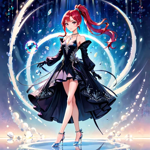 vocaloid,hatsune miku,umiuchiwa,miku,constellation lyre,maki,celestial event,life stage icon,anime japanese clothing,vanessa (butterfly),horoscope libra,fairy galaxy,fantasia,queen of the night,cg artwork,fairy tale character,rusalka,constellation unicorn,ariel,fairy queen,Anime,Anime,General