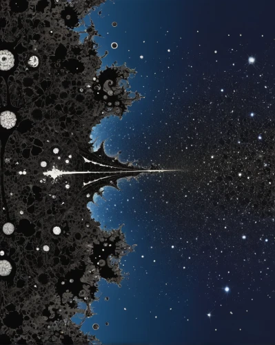 fractal environment,missing particle,galaxy collision,disintegration,last particle,dark nebula,mandelbrodt,particles,fractal lights,fractal,deep space,asteroids,space art,globules,nebulous,abstract backgrounds,falling stars,universe,fractals,fractal art,Illustration,American Style,American Style 06