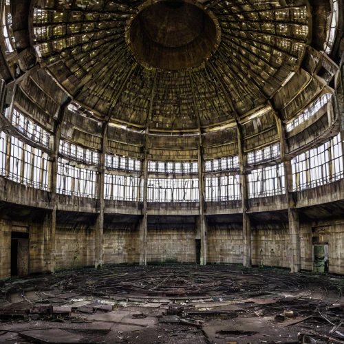 derelict,abandoned places,urbex,luxury decay,lost places,abandoned place,abandoned,disused,panopticon,empty interior,lost place,dilapidated,abandonded,musical dome,empty hall,gasometer,decay,abandoned building,industrial ruin,dome,Illustration,Retro,Retro 18