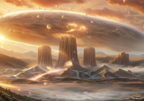 fantasy landscape,volcanic landscape,fire planet,burning earth,terraforming,volcanic field,futuristic landscape,meteora,post-apocalyptic landscape,alien planet,pillar of fire,volcanism,scorched earth,mushroom landscape,alien world,caldera,old earth,the earth,krafla volcano,fire mountain