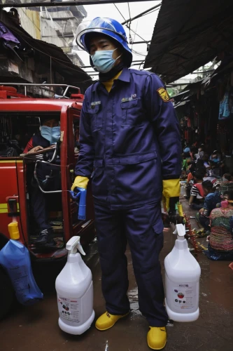 chemical disaster exercise,hazmat suit,chemical container,medical waste,protective suit,wuhan''s virus,protective clothing,the pandemic,personal protective equipment,disinfectant,respiratory protection,environmental disaster,quarantine,chemical substance,disinfection,pesticide,environmental pollution,environmental protection,biological hazards,poison gas,Photography,Documentary Photography,Documentary Photography 27
