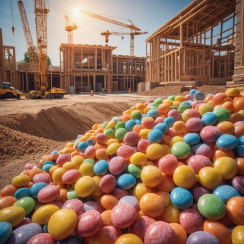 ball pit,candy eggs,colorful eggs,ready-mix concrete,colored eggs,colorful sorbian easter eggs,construction site,building materials,easter eggs,construction industry,construction material,building construction,prefabricated buildings,candy crush,construction toys,easter eggs brown,easter background,smarties,heavy construction,construction,Photography,General,Natural