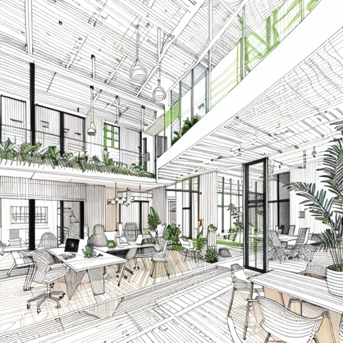 house plants,greenhouse,green living,the garden society of gothenburg,loft,houseplant,interior design,potted plants,modern office,interiors,archidaily,greenhouse effect,daylighting,scandinavian style,indoor,hanging plants,jewelry（architecture）,working space,core renovation,renovation,Design Sketch,Design Sketch,None