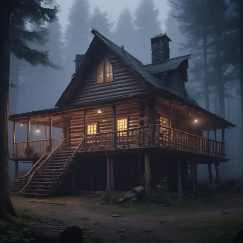 house in the forest,log home,log cabin,wooden house,the cabin in the mountains,small cabin,witch's house,lonely house,house in mountains,cabin,house in the mountains,little house,witch house,summer cottage,small house,cottage,old home,wooden houses,lodge,wooden hut,Conceptual Art,Fantasy,Fantasy 01