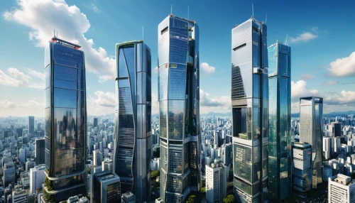 skyscrapers,skyscapers,futuristic architecture,urban towers,tall buildings,skycraper,shanghai,international towers,skyscraper,skyscraper town,glass facades,the skyscraper,tianjin,sky city,chongqing,city blocks,sky space concept,high rises,pudong,high-rises,Illustration,Realistic Fantasy,Realistic Fantasy 05