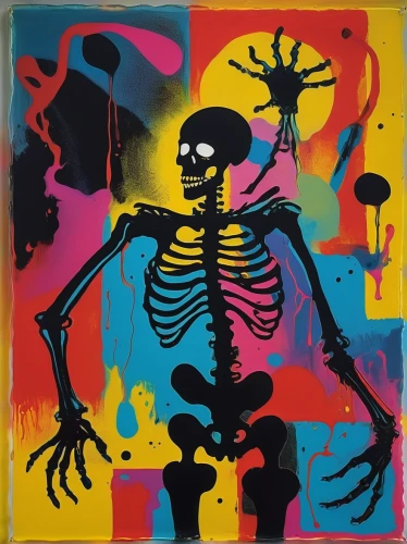 vintage skeleton,skeletal,day of the dead skeleton,skeletons,skull allover,skeleton,danse macabre,vanitas,human skeleton,skull bones,skulls bones,bones,skeleltt,modern pop art,day of the dead frame,macabre,dance of death,voodoo,calaverita sugar,cross bones,Art,Artistic Painting,Artistic Painting 51