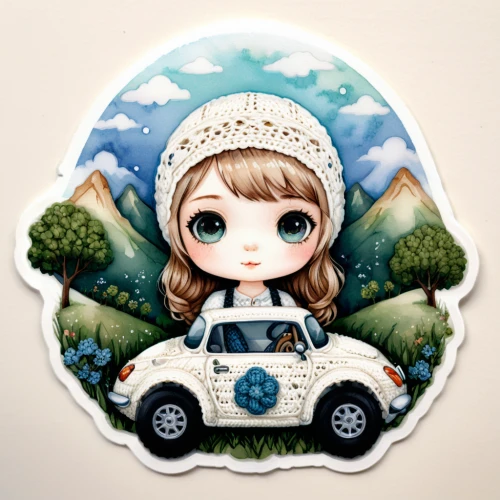 forester,girl in car,girl and car,kr badge,dacia,forest clover,suzuki swift,ecosport,autumn icon,car icon,girl in a wreath,small car,mini suv,fairy tale icons,g badge,chibi girl,volkswagen up,lada,custom portrait,audi a2,Illustration,Abstract Fantasy,Abstract Fantasy 11