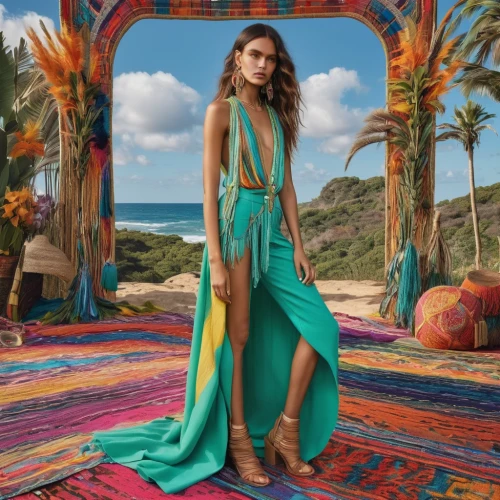 boho,boho background,girl on the dune,bohemian,moroccan pattern,morocco,hippie fabric,turquoise wool,gypsy soul,argan,beach background,turquoise,color turquoise,bazaar,teal and orange,vibrant color,girl in a long dress,resort,drape,desert rose,Photography,Fashion Photography,Fashion Photography 09