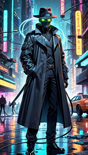 cyberpunk,cyber,sci fiction illustration,streampunk,dystopian,pandemic,futuristic,cyber glasses,mute,matrix,dystopia,electro,enforcer,cybernetics,black city,game illustration,the pandemic,blade,neon,3d man,Anime,Anime,General