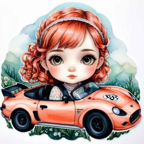 girl and car,girl in car,car drawing,mini cooper,muscle car cartoon,two-point-ladybug,mini suv,lady bug,automobile racer,small car,ladybug,cartoon car,abarth,berlinetta,mini,fiat 500 giardiniera,illustration of a car,jensen-healey,gto,maserati 6cm,Illustration,Abstract Fantasy,Abstract Fantasy 11