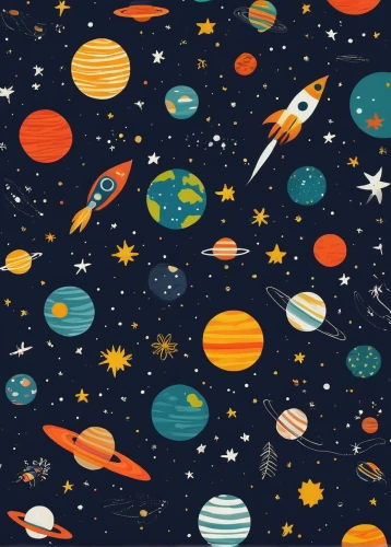 space art,space,outer space,seamless pattern,space voyage,space travel,retro background,bandana background,spacefill,retro pattern,crayon background,planets,space ships,solar system,cartoon video game background,lost in space,nasa,deep space,spacescraft,vintage wallpaper,Art,Artistic Painting,Artistic Painting 25