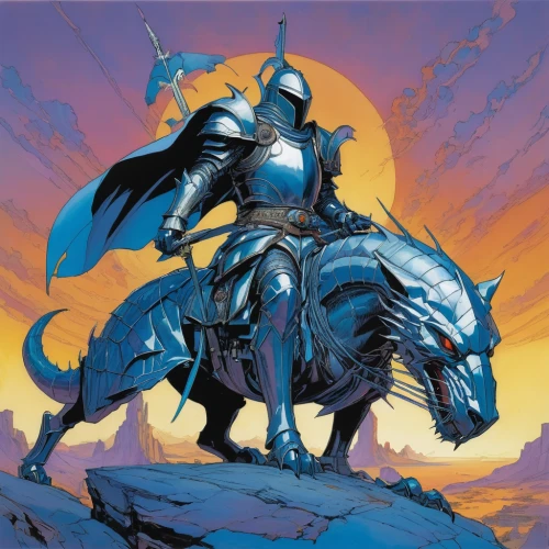 armored animal,knight armor,heroic fantasy,paladin,knight,crusader,fantasy warrior,armored,knight tent,cat warrior,lone warrior,blue elephant,armor,dragon slayer,guards of the canyon,wind warrior,destroy,armour,centurion,warlord,Conceptual Art,Fantasy,Fantasy 08