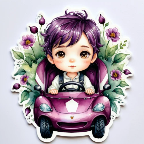 flower car,small car,girl in car,anemone hupehensis september charm,planted car,car drawing,mini cooper,cartoon car,cute cartoon character,driving car,floral bike,girl and car,lilac blossom,mini suv,anemone purple floral,joyrider,smartcar,custom portrait,girl in a wreath,volkswagen up,Illustration,Abstract Fantasy,Abstract Fantasy 11