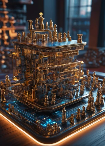 mechanical puzzle,vertical chess,chess board,chess game,chessboards,play chess,chess cube,solar cell base,3d render,cinema 4d,building sets,oil rig,3d model,computer cluster,isometric,circuit board,metropolis,game pieces,3d fantasy,chess pieces,Photography,General,Sci-Fi