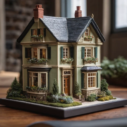 miniature house,dolls houses,model house,doll house,doll's house,victorian house,small house,dollhouse accessory,fairy house,little house,crispy house,wooden birdhouse,the gingerbread house,gingerbread house,bay window,country cottage,two story house,clay house,bird house,building sets,Photography,General,Natural