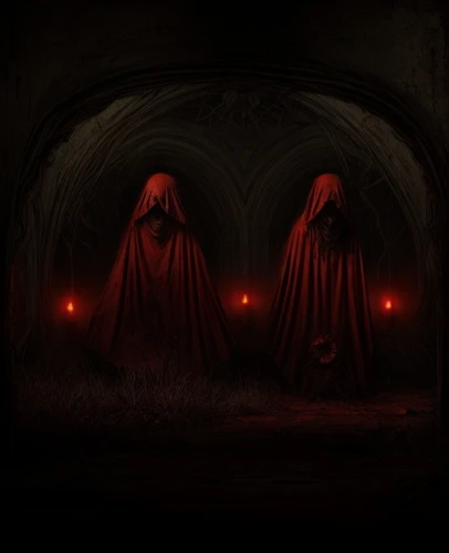 halloween ghosts,dance of death,neon ghosts,ghosts,guards of the canyon,dark art,monks,druids,coffins,hall of the fallen,sepulchre,apparition,mirror of souls,haunting,residents,haunt,orange robes,gost,spirits,angels of the apocalypse,Game Scene Design,Game Scene Design,Horror Style