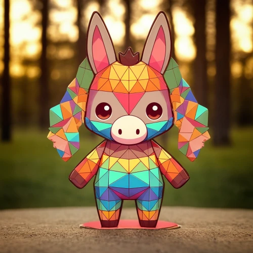 rainbow rabbit,piñata,origami paper,rhinoceros,animal figure,wind-up toy,origami,totem animal,pixaba,whimsical animals,triceratops,low-poly,animals play dress-up,southern square-lipped rhinoceros,rainbow unicorn,plush figure,low poly,indian rhinoceros,christmas gift pattern,3d figure