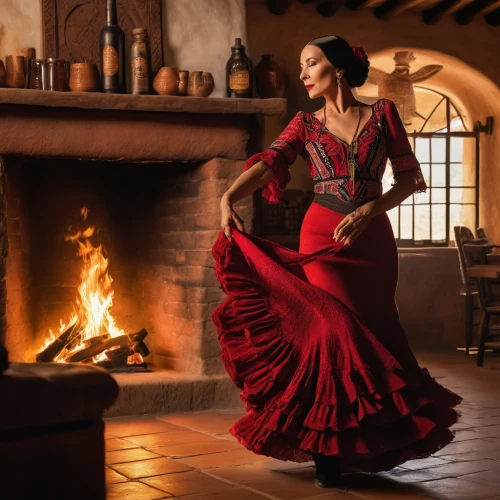 flamenco,red gown,lady in red,evening dress,man in red dress,quinceanera dresses,matador,fire angel,vanity fair,celtic woman,fire dance,quinceañera,fireplaces,mexican culture,fire artist,fireplace,hoopskirt,mexican tradition,red cape,girl in a long dress,Photography,General,Natural