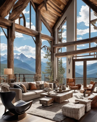 the cabin in the mountains,alpine style,house in the mountains,chalet,house in mountains,luxury home interior,beautiful home,luxury property,whistler,living room,log home,livingroom,modern living room,british columbia,log cabin,luxury real estate,bow valley,mountain view,wooden beams,family room,Conceptual Art,Sci-Fi,Sci-Fi 06