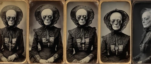 ambrotype,day of the dead frame,gothic portrait,the morgue,antique background,coffins,victorian lady,grandmother,portraits,old woman,memento mori,elderly lady,wooden doll,photomontage,vintage skeleton,primitive dolls,lady's board,vintage female portrait,days of the dead,coffin,Conceptual Art,Sci-Fi,Sci-Fi 13