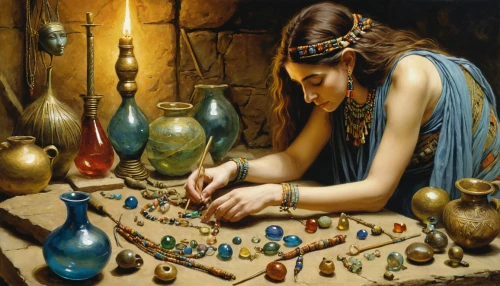 woman playing,ancient egyptian girl,chess player,chess game,fortune teller,ancient egyptian,gift of jewelry,ancient egypt,snake charmers,fantasy art,play chess,metalsmith,snake charming,fortune telling,cleopatra,candlemaker,shamanism,chess,divination,priestess,Illustration,Realistic Fantasy,Realistic Fantasy 14