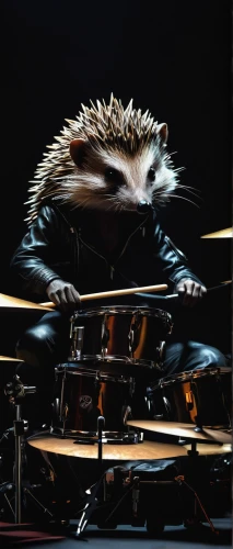 rocket raccoon,porcupine,tom-tom drum,hedgehog,domesticated hedgehog,snare,hedgehog head,amur hedgehog,musical rodent,young hedgehog,new world porcupine,drumming,drumsticks,sonic the hedgehog,hoglet,percussions,hedgehog child,percussionist,drumstick,hedgehogs,Art,Artistic Painting,Artistic Painting 34