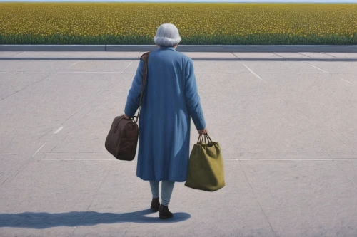 woman walking,elderly lady,blue jasmine,old woman,pensioner,travel woman,a pedestrian,the girl at the station,praying woman,woman thinking,grandmother,elderly person,pedestrian,suitcase in field,older person,elderly people,girl walking away,woman shopping,woman with ice-cream,woman praying,Art,Artistic Painting,Artistic Painting 48