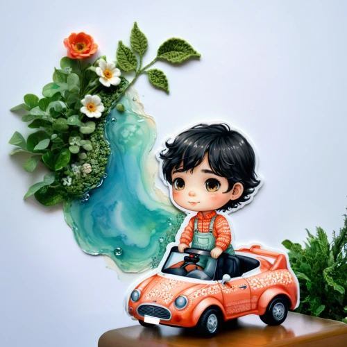 flower car,toy car,small car,planted car,orange blossom,ecosport,cartoon car,blooming wreath,model car,girl and car,wind-up toy,bookmark with flowers,flower decoration,mini suv,city car,clay doll,handmade doll,flower cart,miniature cars,mini cooper